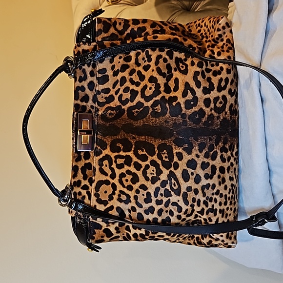 Rare authentic Fendi Peekaboo pony-style calfskin handbag - Picture 3 of 16